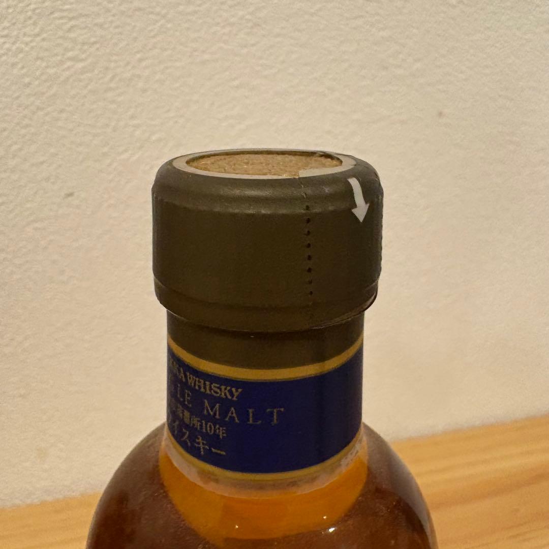 ウイスキー ニッカ 余市 10年 シングルモルト ベビーボトル 180ml