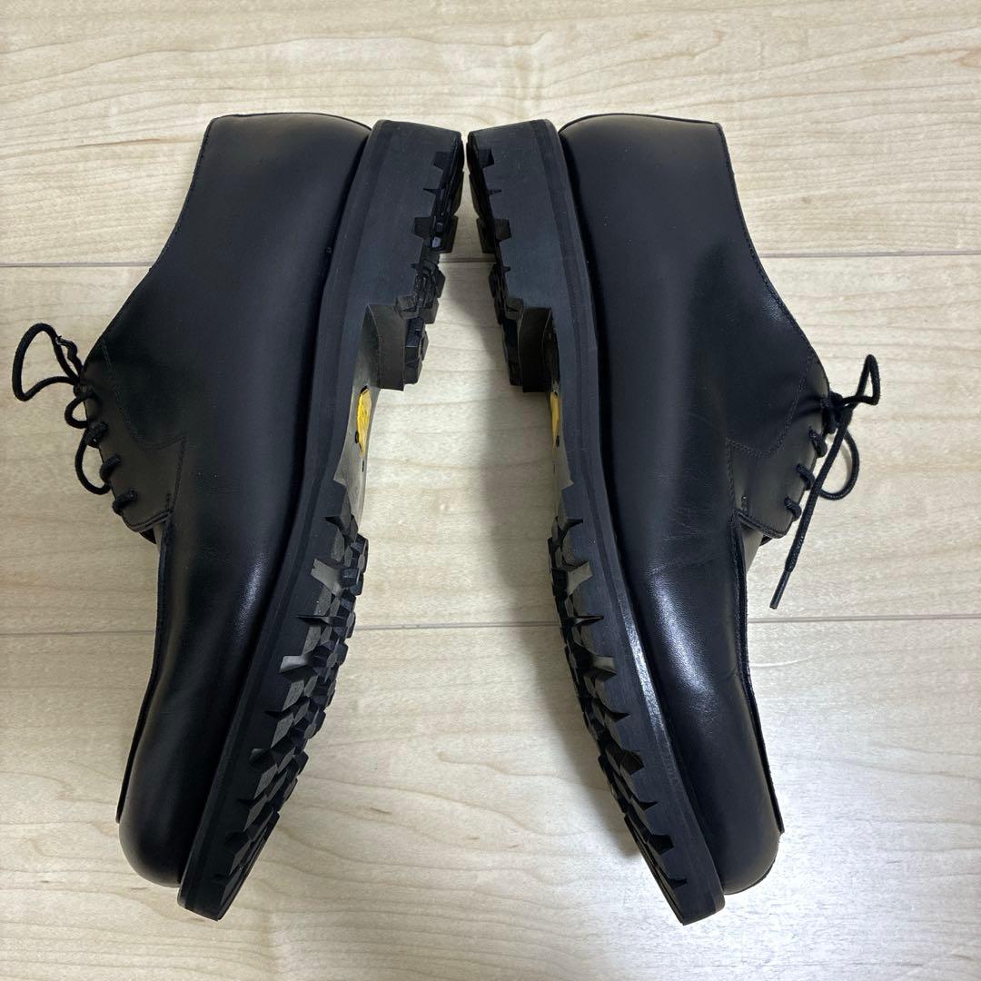 美品 Berwick バーウィック Uチップ 2369 ヴィブラム ソール 黒