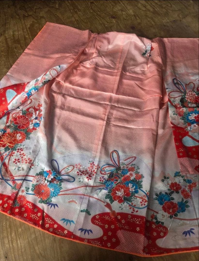 h*a様 七歳七五三フルセット　七五三着物帯セット　舞妓さん　美品　七五三