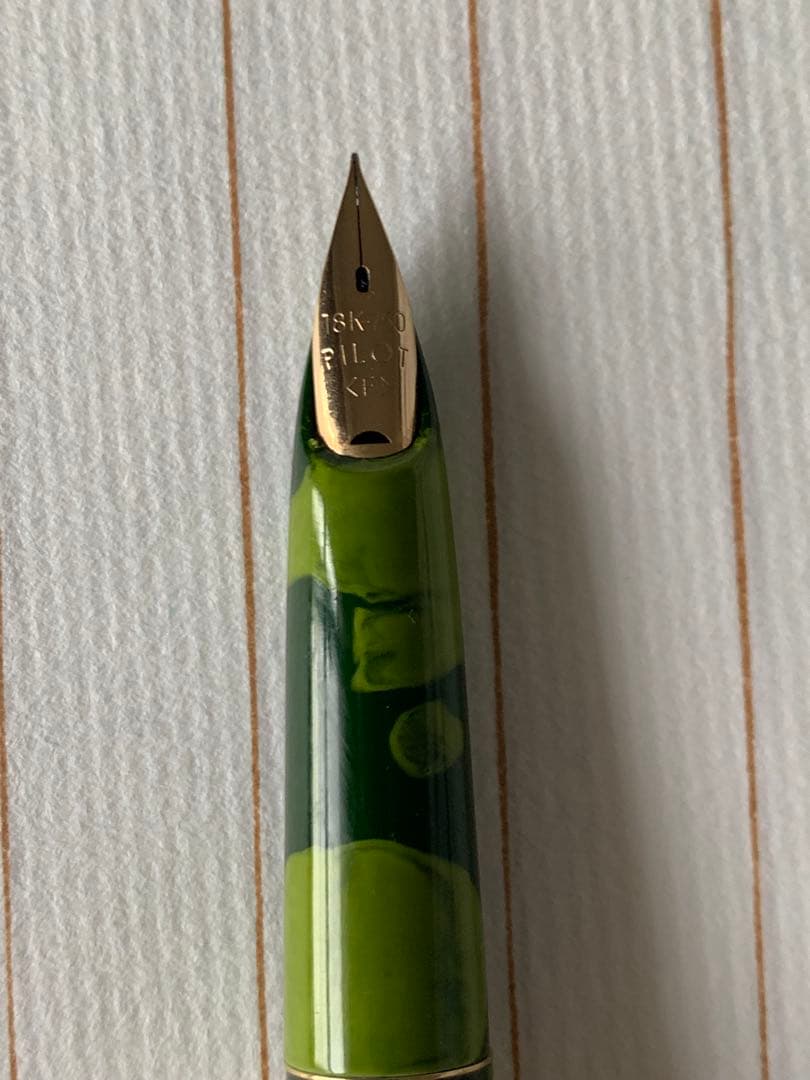 極めて希少 PILOT（パイロット） Lady Umryu雲流 万年筆 18K