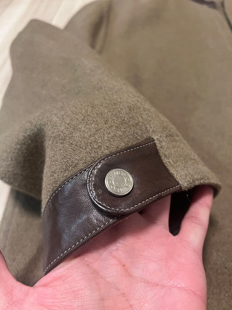 HERMES カシミア100% ジャケット　size50