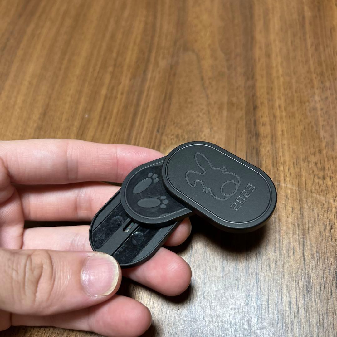 MOT Rabbit Rhythm Slider チタン製　フィジェットトイ