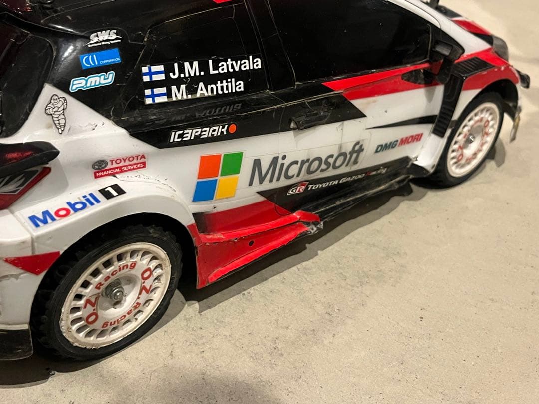 ク*ン様 タミヤ DF-03Ra ヤリス　ボディ　ラリースタートセット