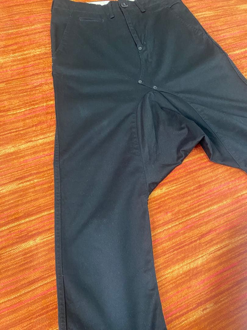 FUMITO GANRYU ガンリュウ サルエル パンツ M ブラック 黒