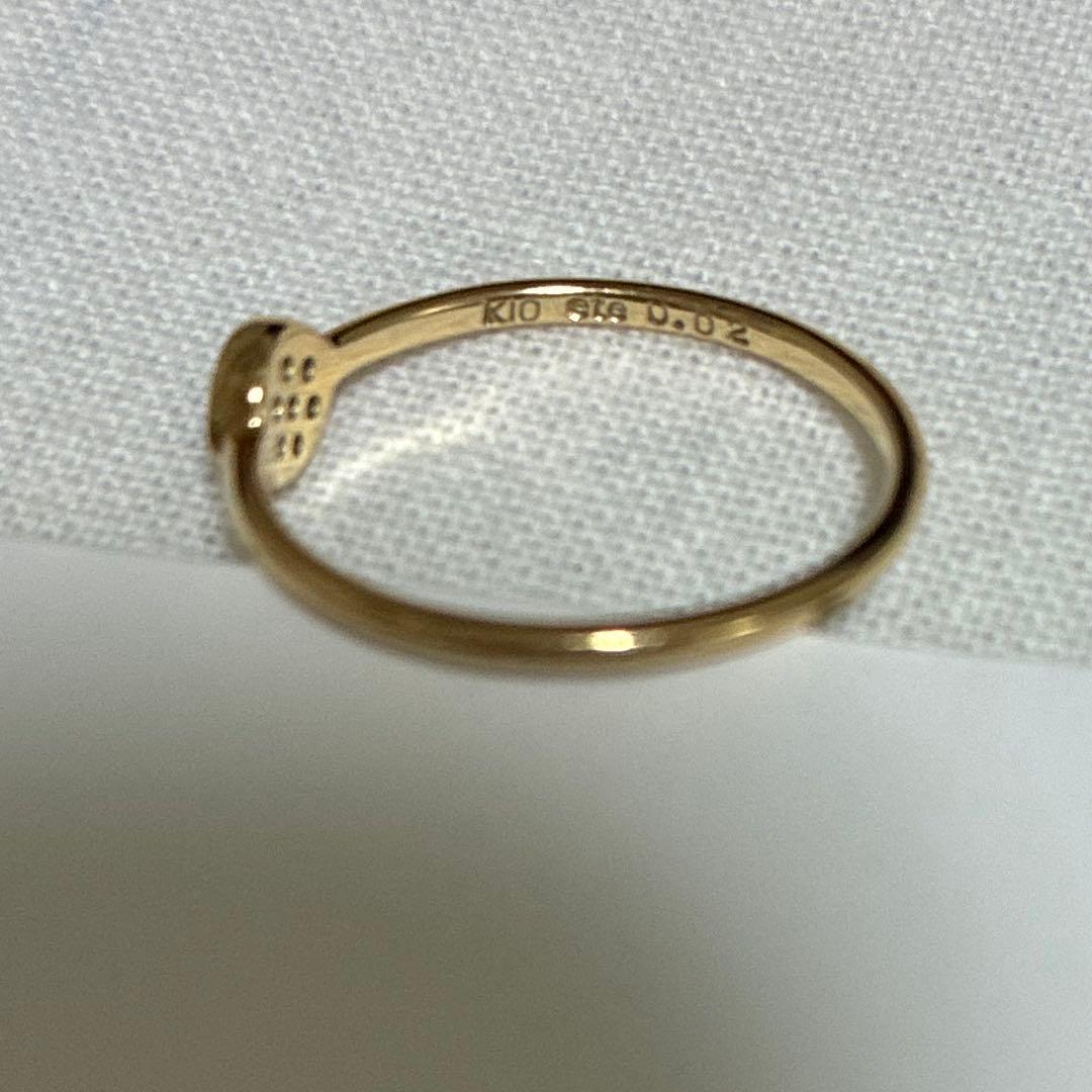 ete エテ 10YG ブリリアント ダイヤモンド リング