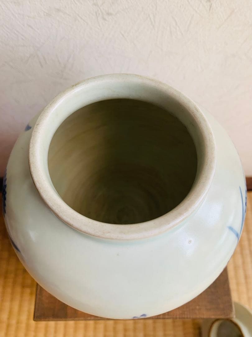 中国明時代染付(青花)お壺