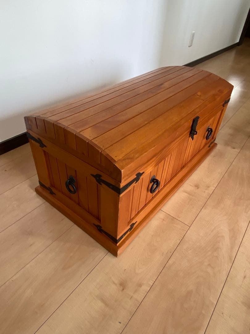 宝箱　大きいサイズ　アンティーク　木箱　海賊