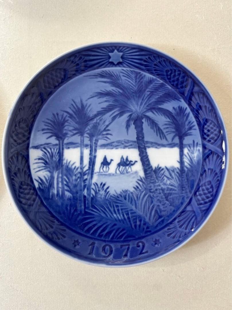 ロイヤルコペンハーゲン　イヤープレート1972、1974、1990年