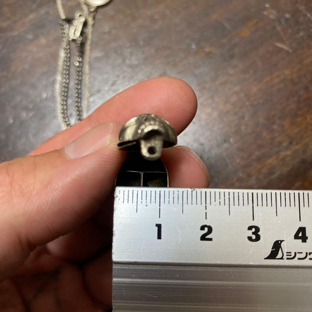 40s'50s'ビンテージスカルシルバーロケットペンダント古着バイカー珍品レア