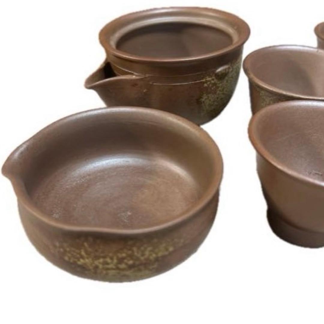 備前焼 煎茶器 煎茶道具 木村陶峰 宝瓶 湯冷まし