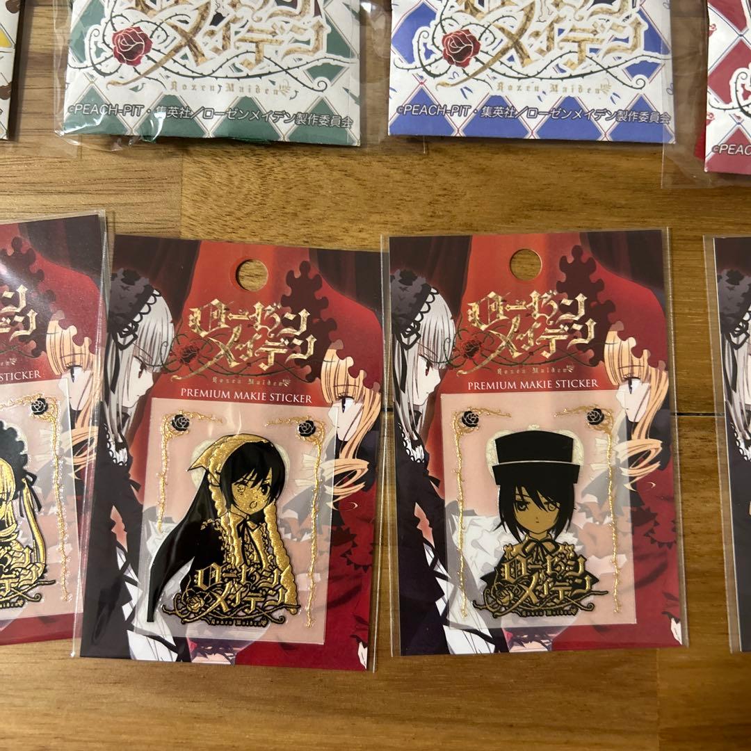 ローゼンメイデン メタルアートしおり イメージサシェ 蒔絵シール ステッカー