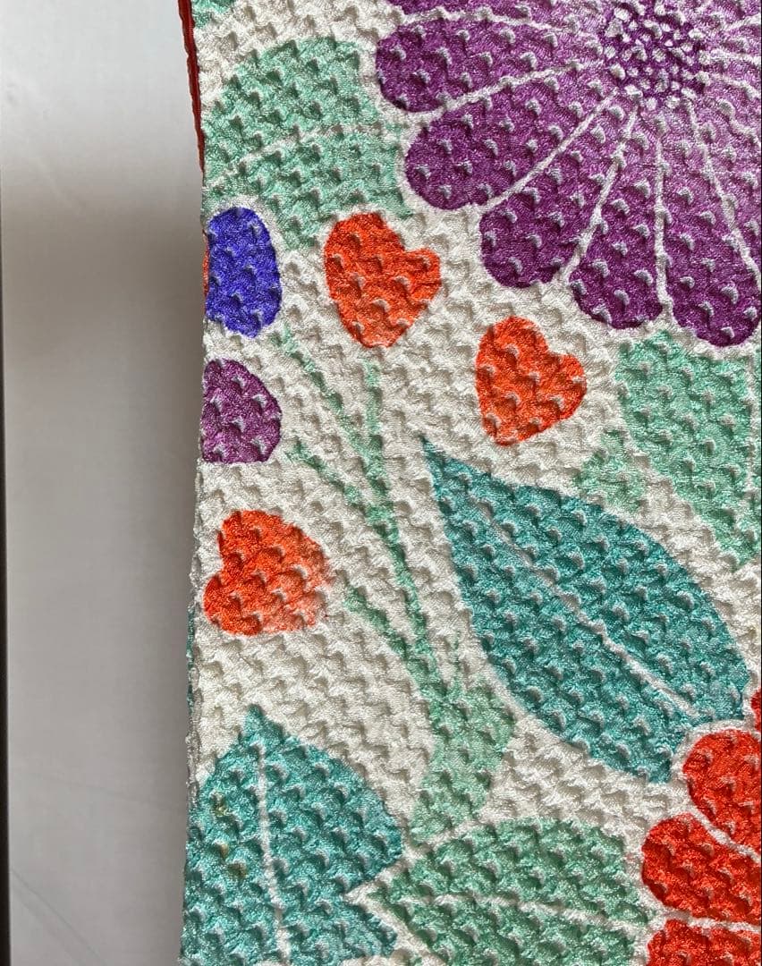 b86 藤娘きぬたや　本総絞り　振袖　正絹　棒衿　着物