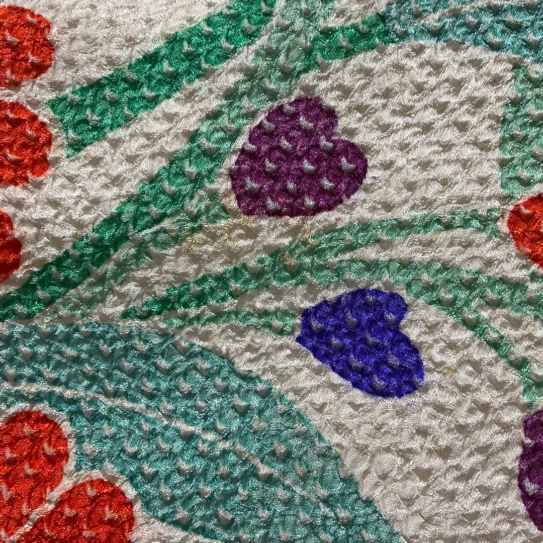 b86 藤娘きぬたや　本総絞り　振袖　正絹　棒衿　着物