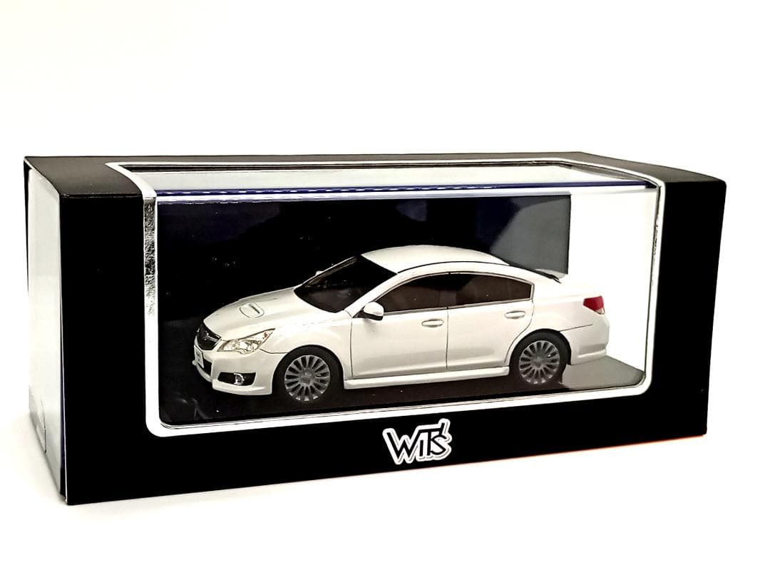 WIT'S 1/43 レガシィ B4 2.5GT Sパッケージ ホワイトパール