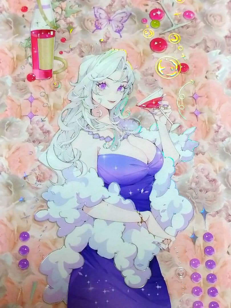 ✩のこり１✩J372＃微醺遐想(镭射银)E厘米切り売り海外人物マステ女の子