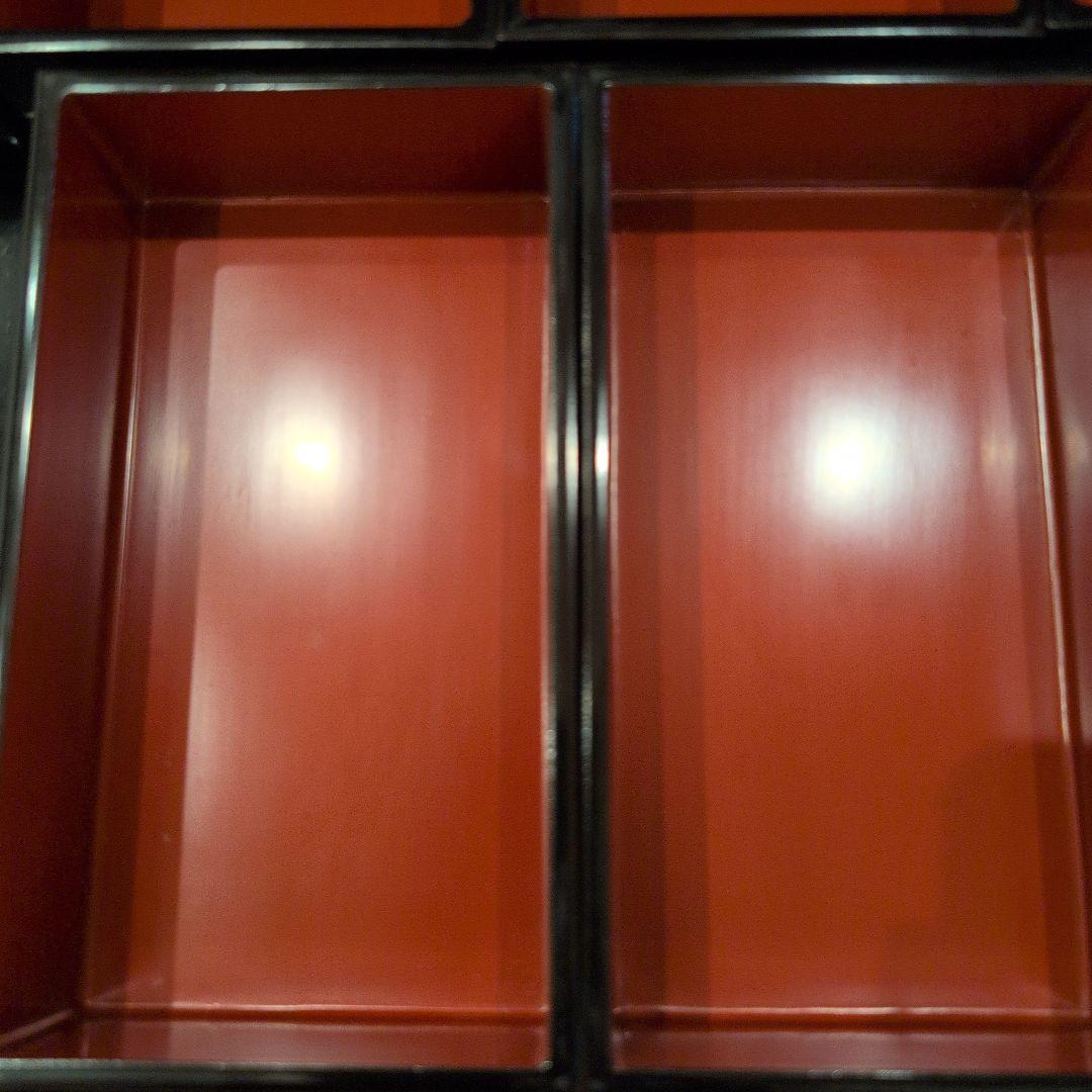 茶道具 野点 漆弁当箱 木製漆水筒（金具） 重箱