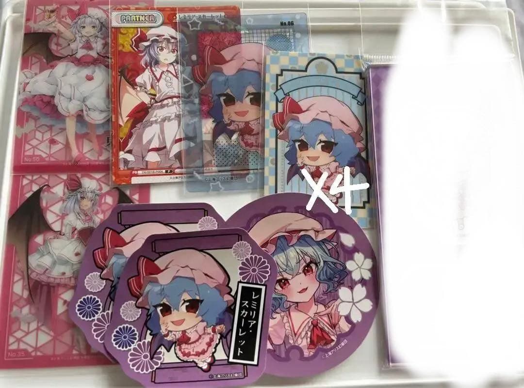 【東方project】レミリア・スカーレット　アクリルスタンド　缶バッジ　セット