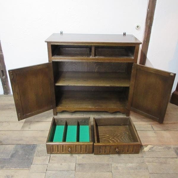 イギリス アンティーク 家具 ドレッサー カップボード キャビネット 6053e