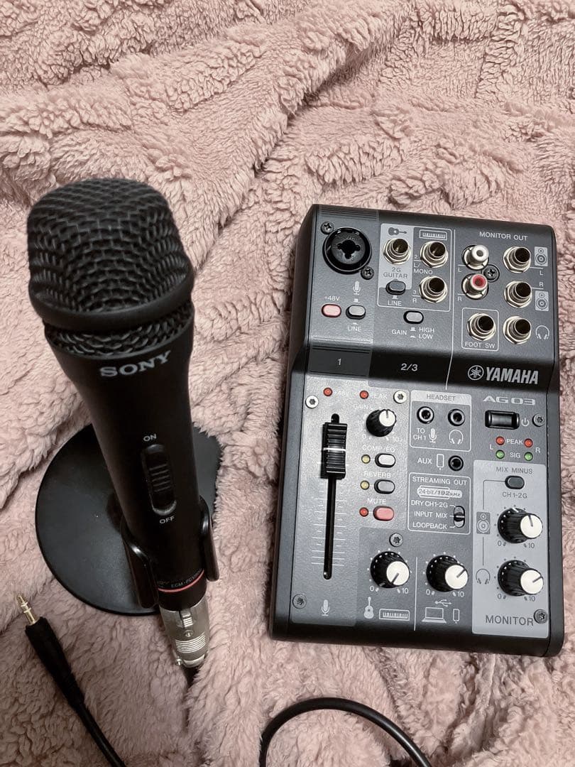 Yamaha AG03 オーディオインターフェイス マイク付き バラ売り可