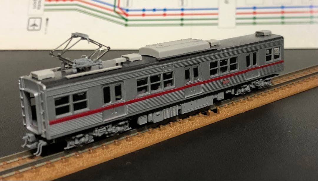 管理番号1599 都営5200形 Nゲージ未塗装キット組立品4両