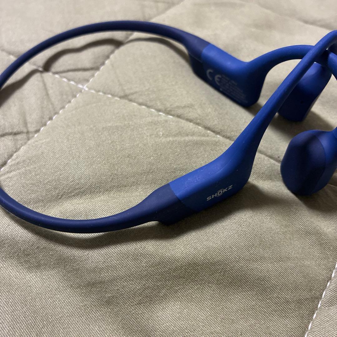 SHOKZ OpenRun 磁気充電　ブルー