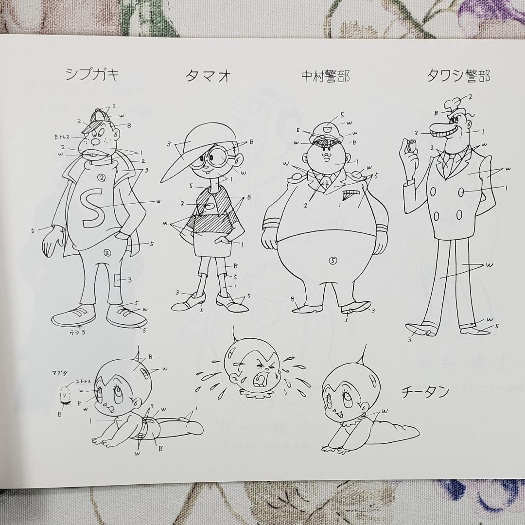 【手塚治虫】◆『鉄腕アトム キャラクター設定書』虫プロダクション 台本 準備稿◆