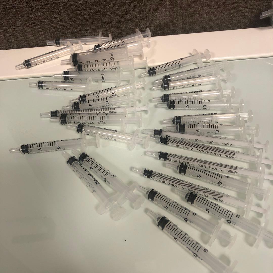 シリンジ❣️注射器❣️針なし❣️34本