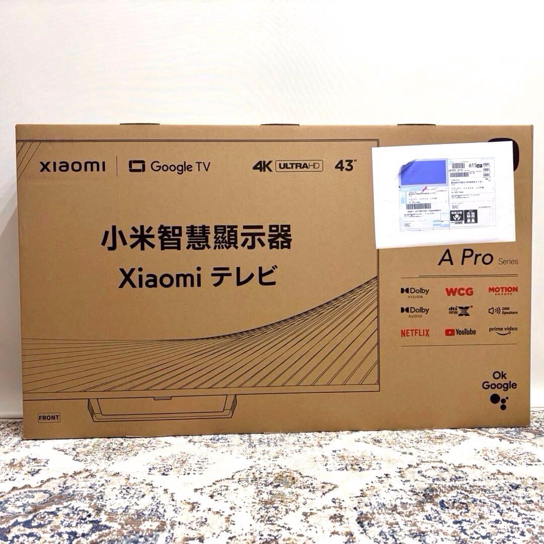 新品♪ Xiaomi TV A Pro 43 ＊4Kテレビ