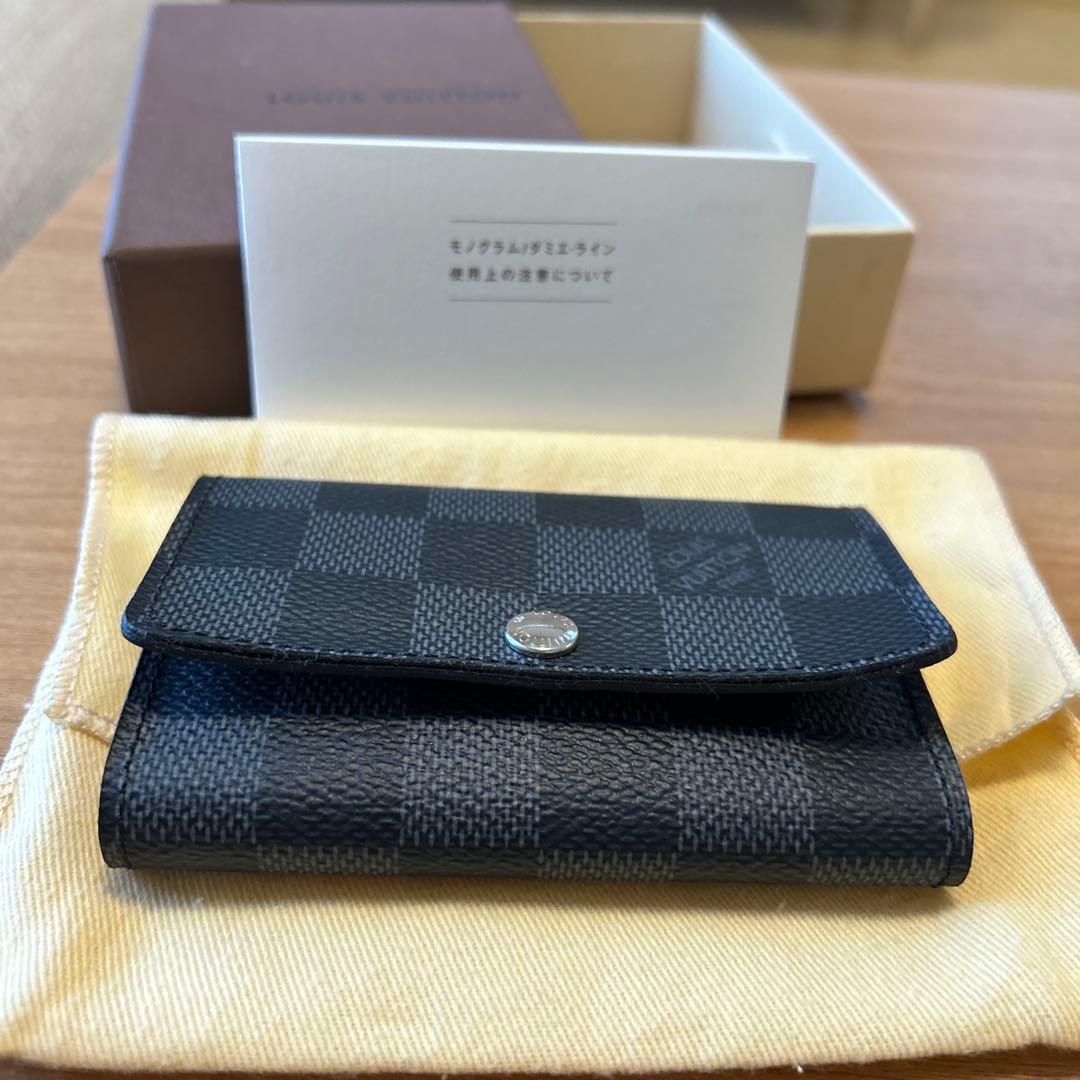 【新品、未使用】Louis Vuitton ダミエ・グラフィット キーケース