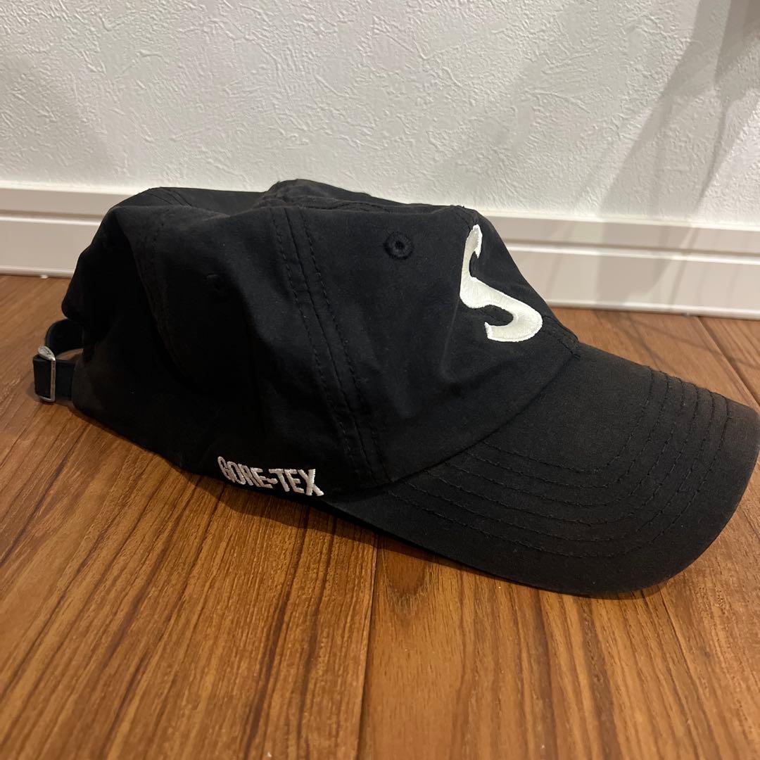 SUPREME Sロゴ GORE-TEX キャップ 黒