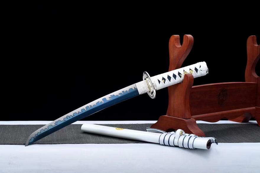 【白桜】 日本刀 模造刀 居合刀 武士道 武蔵 鑑賞用 手鍛造打