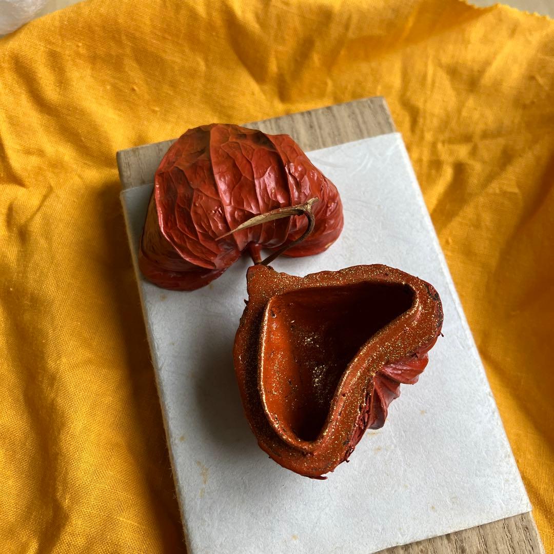 輪島塗酸漿香合