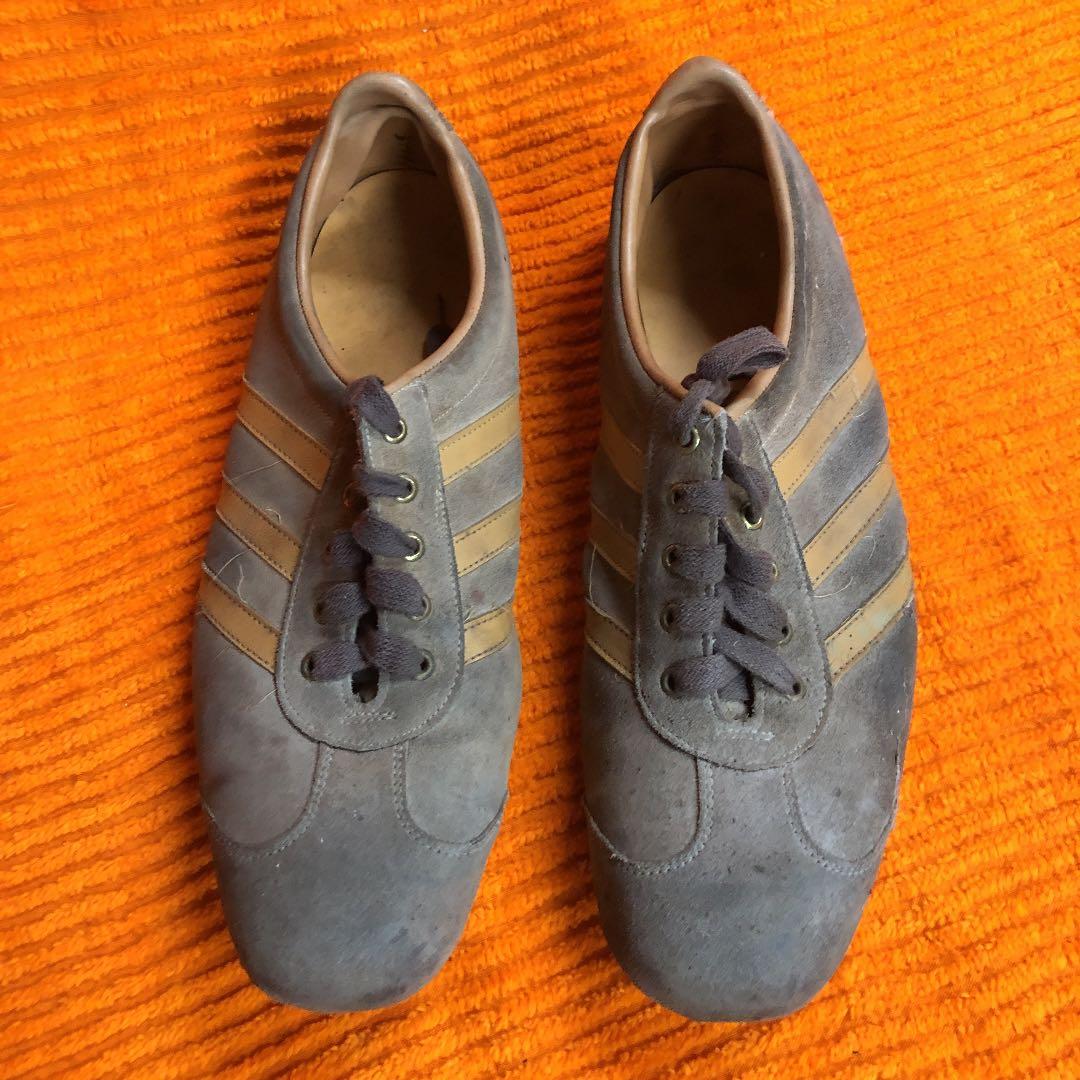 adidas アディダス　スニーカー　タバコ　スウェード　キット　バナナ