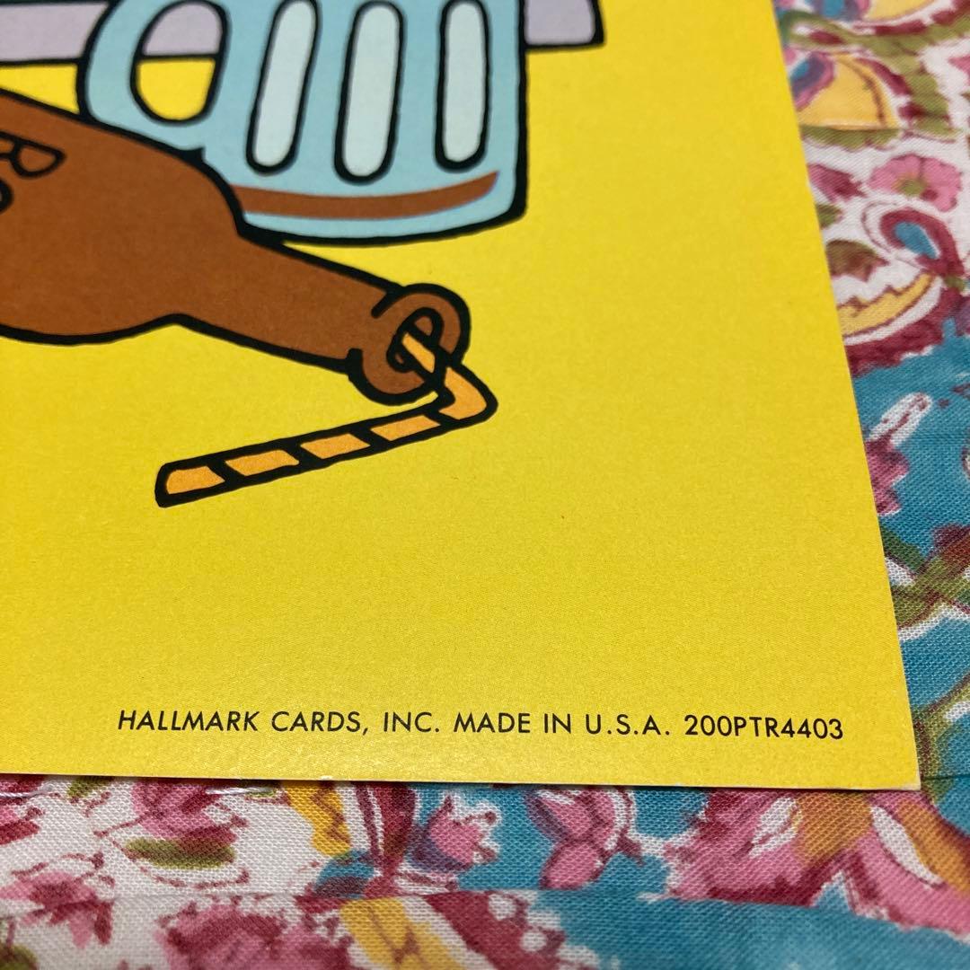 50'sヴィンテージ　ポスター　スヌーピー　デッドストックSCHULZ 1958