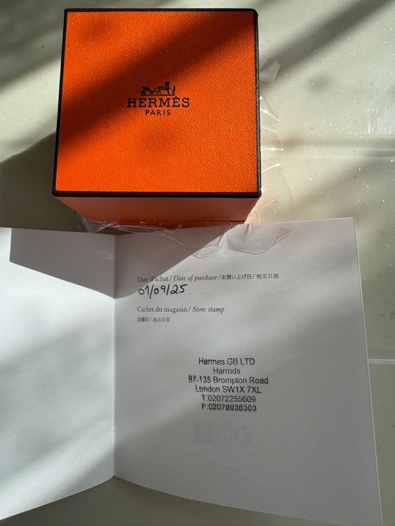 HERMES エルメス オスモズ PM 55 リング新品未使用