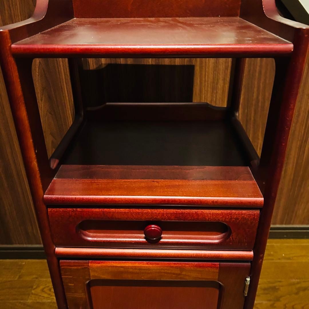 【良品】カリモクkarimoku コロニアル 電話台 チェスト キャビネット