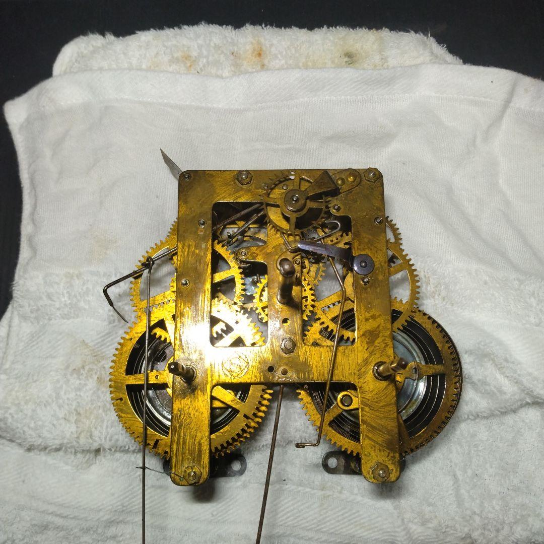 超美品動作品！分解簡易整備済！精工舎 八角振り子時計 良品ヴィンテージ掛時計