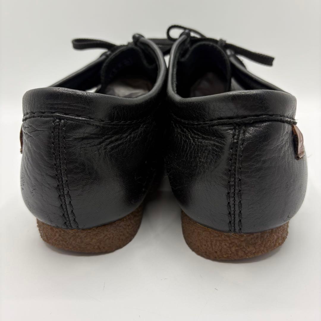 【Clarks】シェイカーⅡラン ワラビー モカシン 26.5cm 黒 軽量