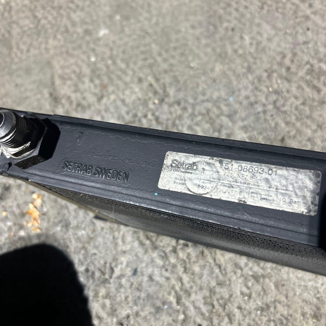 ae86 SETRAB オイルクーラー