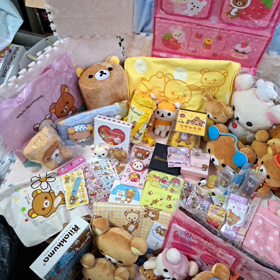 レア♪ リラックマ ぬいぐるみ、暖簾、クッション、雑貨６５点以上