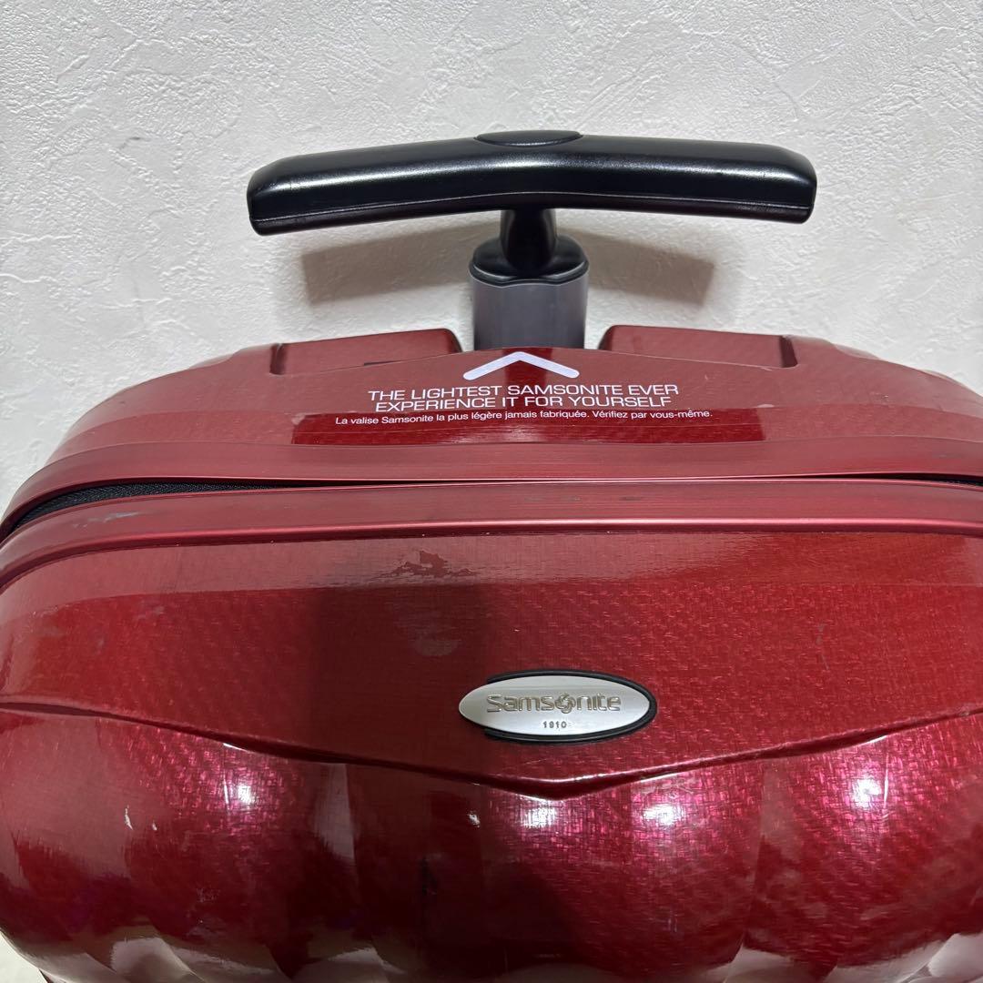 【超軽量】サムソナイト コスモライト キャリー ハードケース　バンド付き