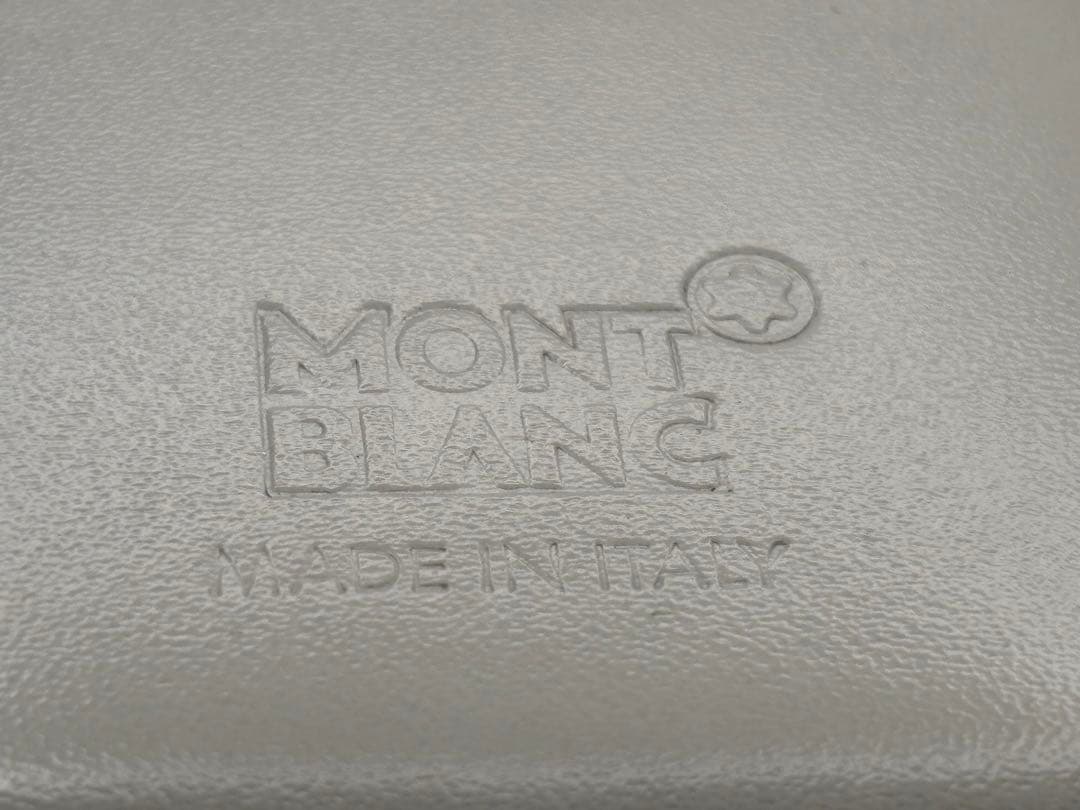 ⭐️美品⭐️モンブラン稀少完売逸品！本革製ペンポーチ・スマホケース・小物入れ白パール