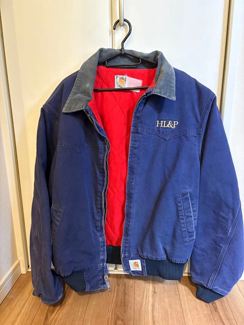 Carhartt ネイビー ボンバージャケット PULLOVER