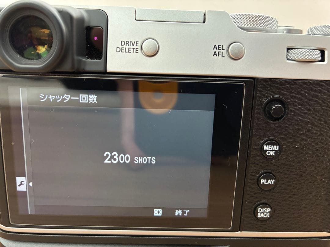 極美品！FUJIFILM X100V シルバー 2300ショット
