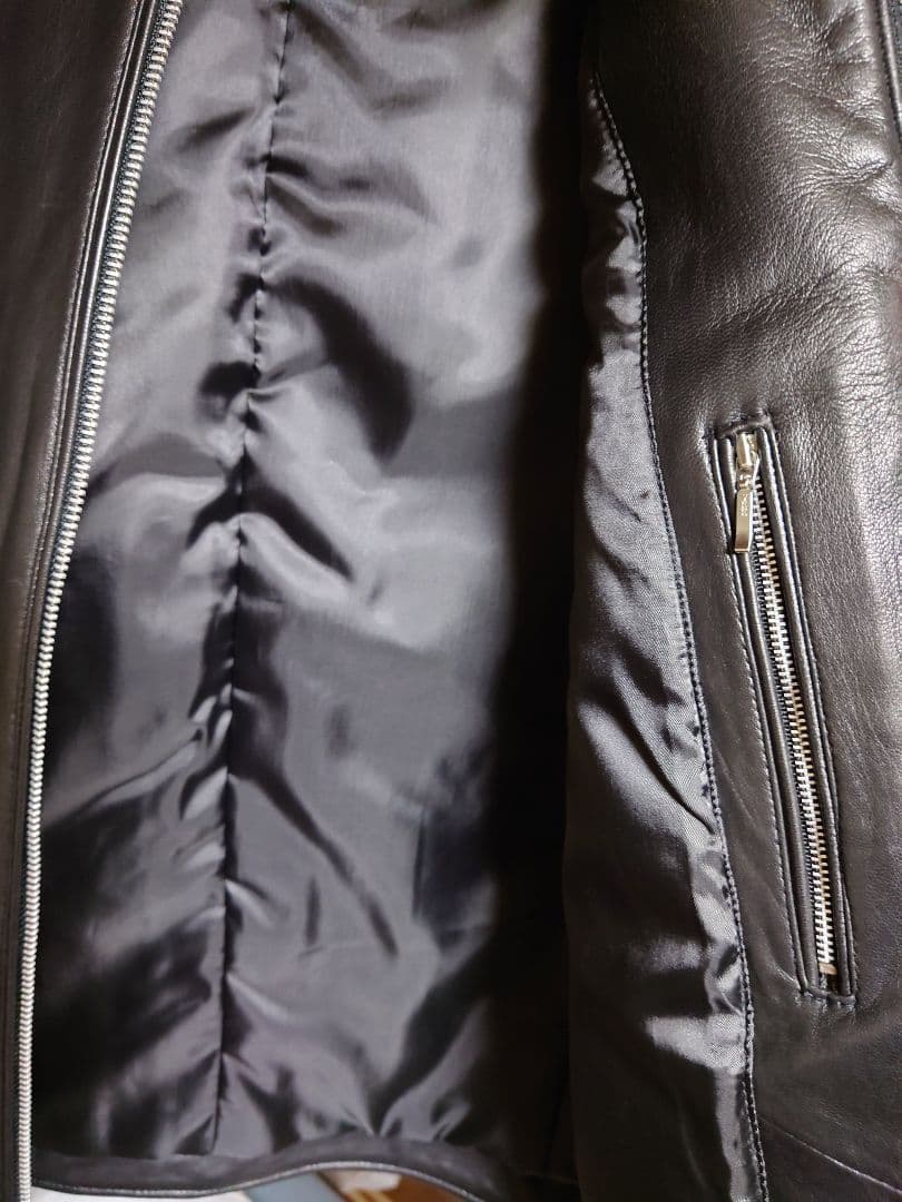 新品未使用　ナノ・ユニバース　シープレザーライダースジャケット