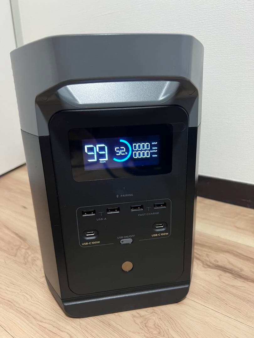 【エコフローDELTA 2ポータブル電源】【ウェーブ2ポータブルエアコン】SET