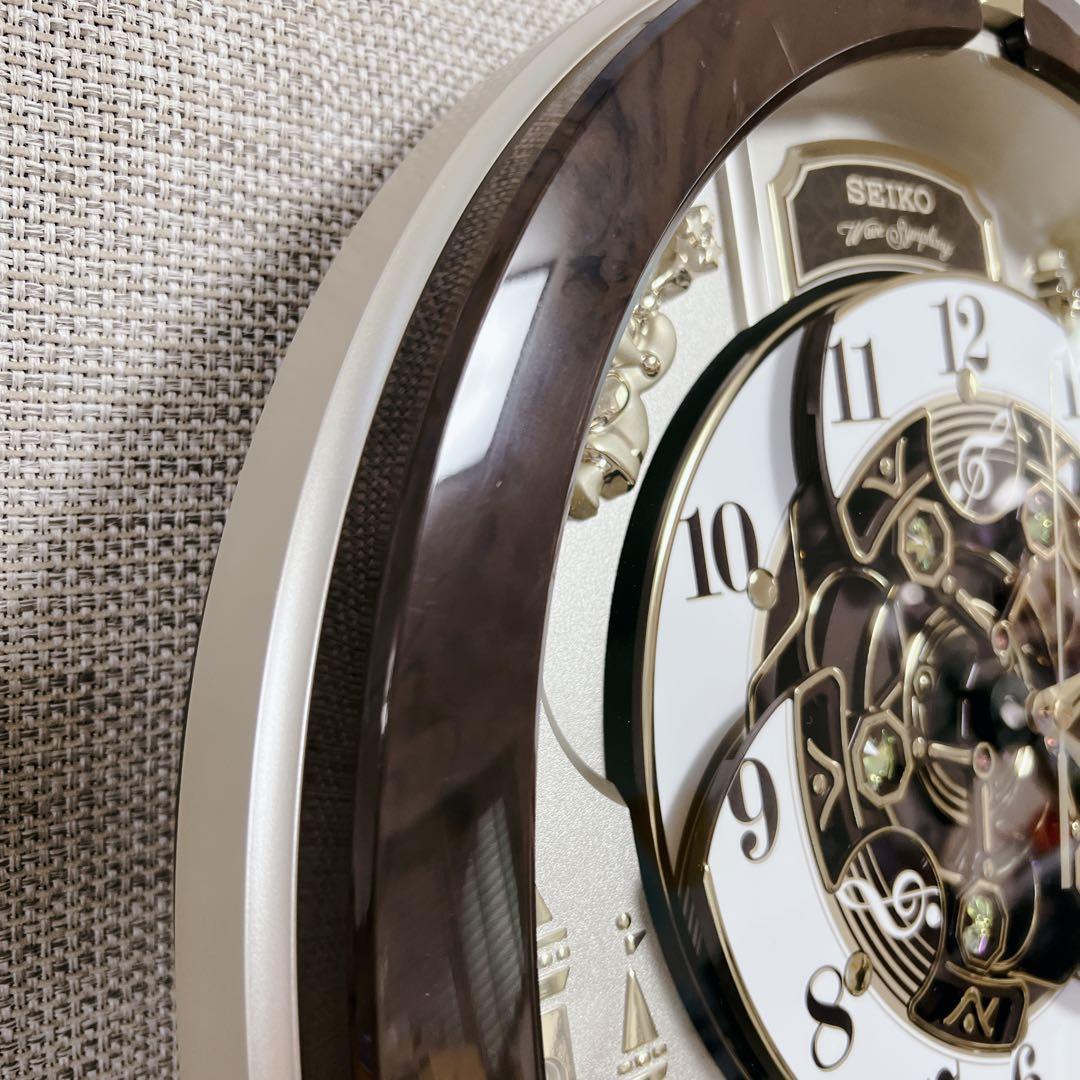 美品✨セイコークロック からくり掛け時計 正時パフォーマンス＆メロディセレクト