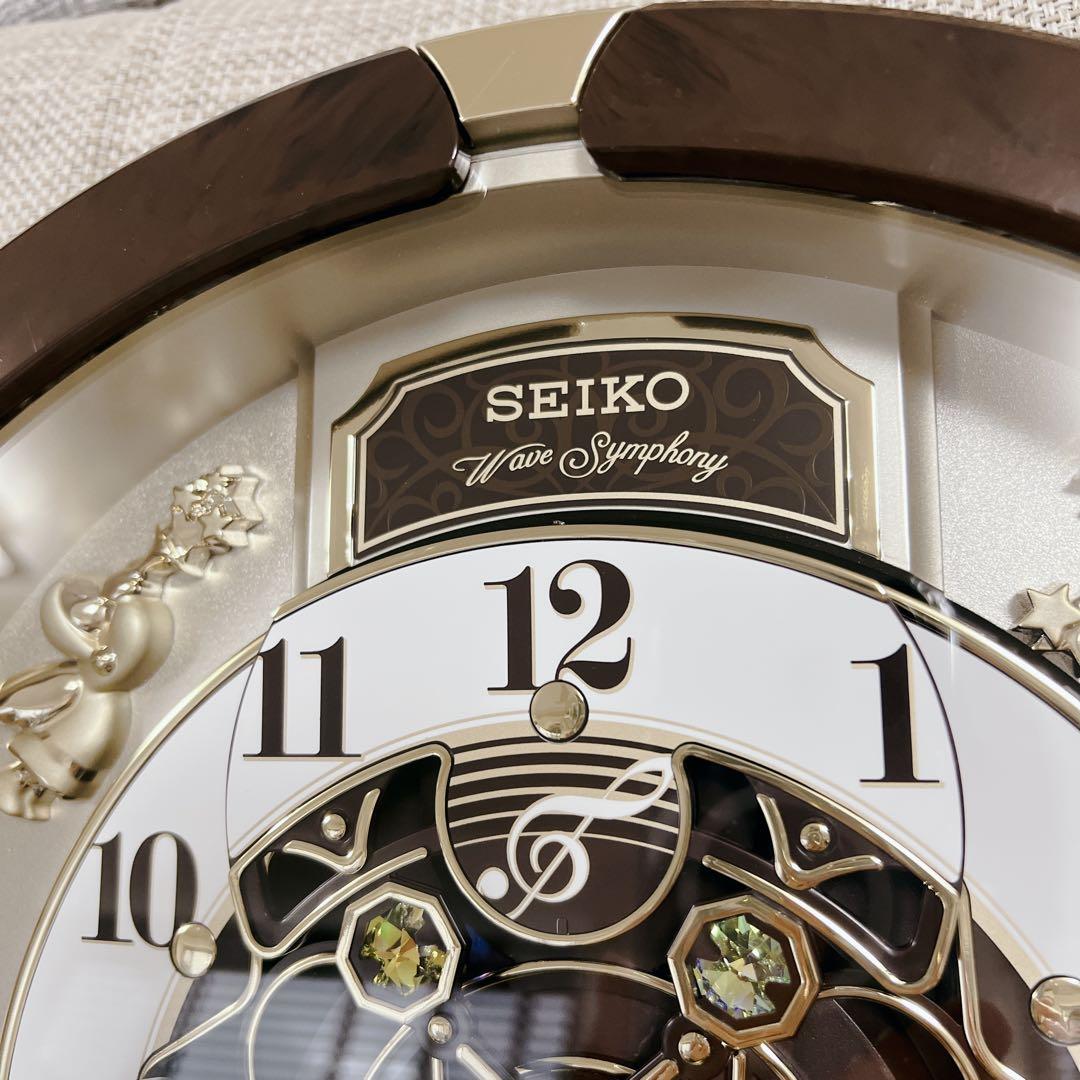 美品✨セイコークロック からくり掛け時計 正時パフォーマンス＆メロディセレクト