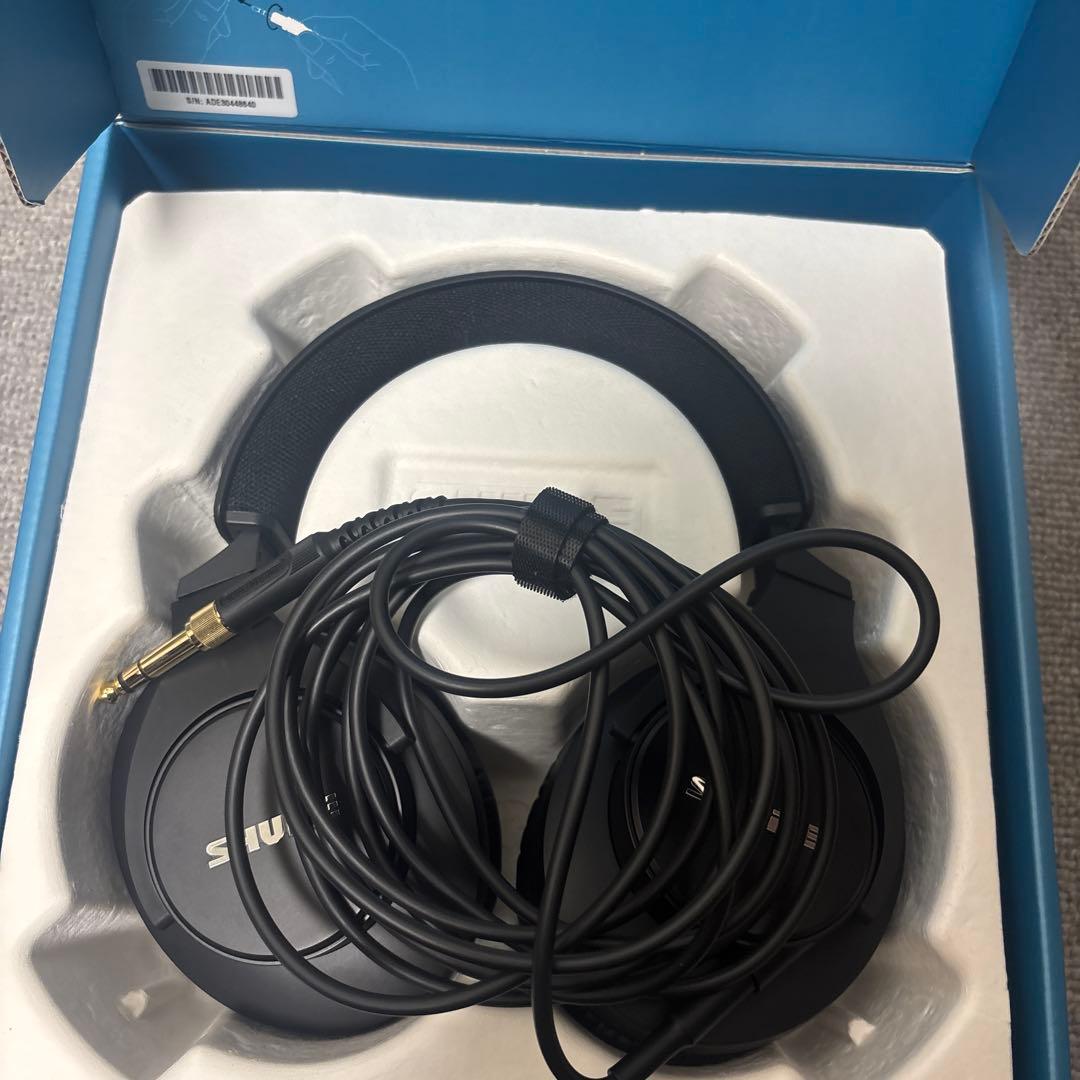 SHURE SRH440A シュアー　ヘッドホン　箱付き・保証書あり