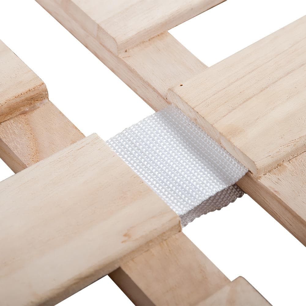 すのこベッド 折りたたみ ベッドフレーム 木製 セミダブル 4折桐木床 SD